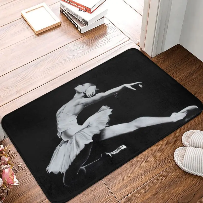 Classic Ballet Dance Dancing Floor Door Bath Kitchen Mat Anti-Slip Indoor Ballerina Dancer Doormat Entrance Rug Carpet Footpad