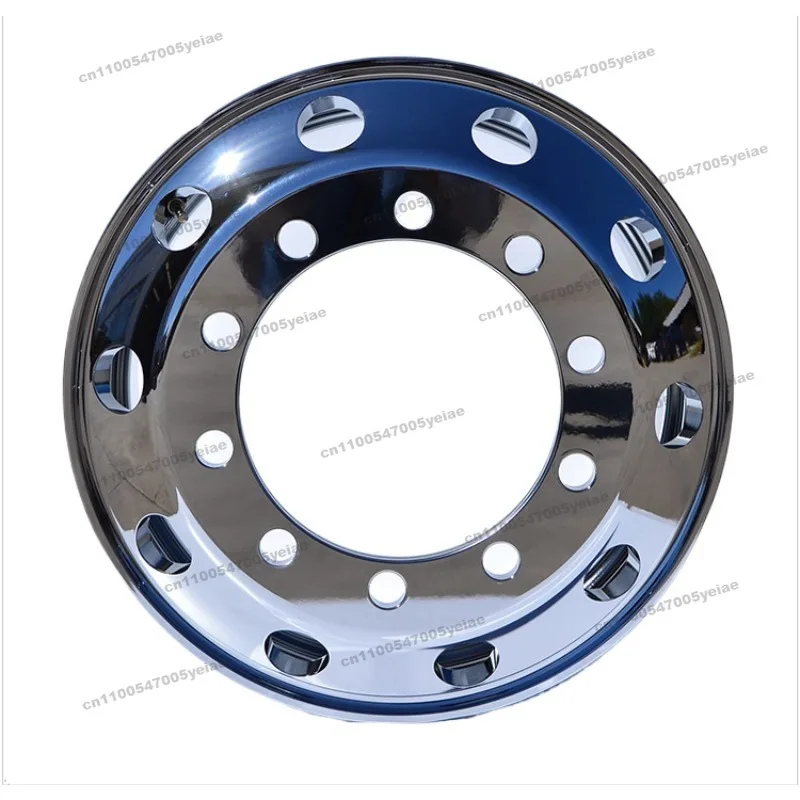 For 10 Hole 17.5 22.5 * 9 Aluminum Alloy Polished Truck Wheel Rim 22.5