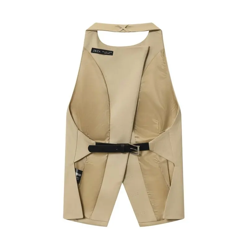 Otoño 2025 Nuevo chaleco Bal para mujer Sle Top Svel Pantalones largos Faion Set European Sle Adulto Long Svel Bal...