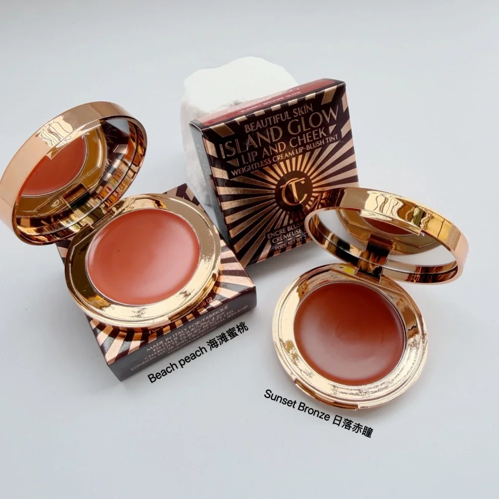 Colorete Líquido Charlotte Tilbury Heart, Colorete Bicolor Pillow Talk, Iluminador Labial y de Mejillas, Colorete Unreal, Stick Iluminador Saludable, Cheek To Chic
