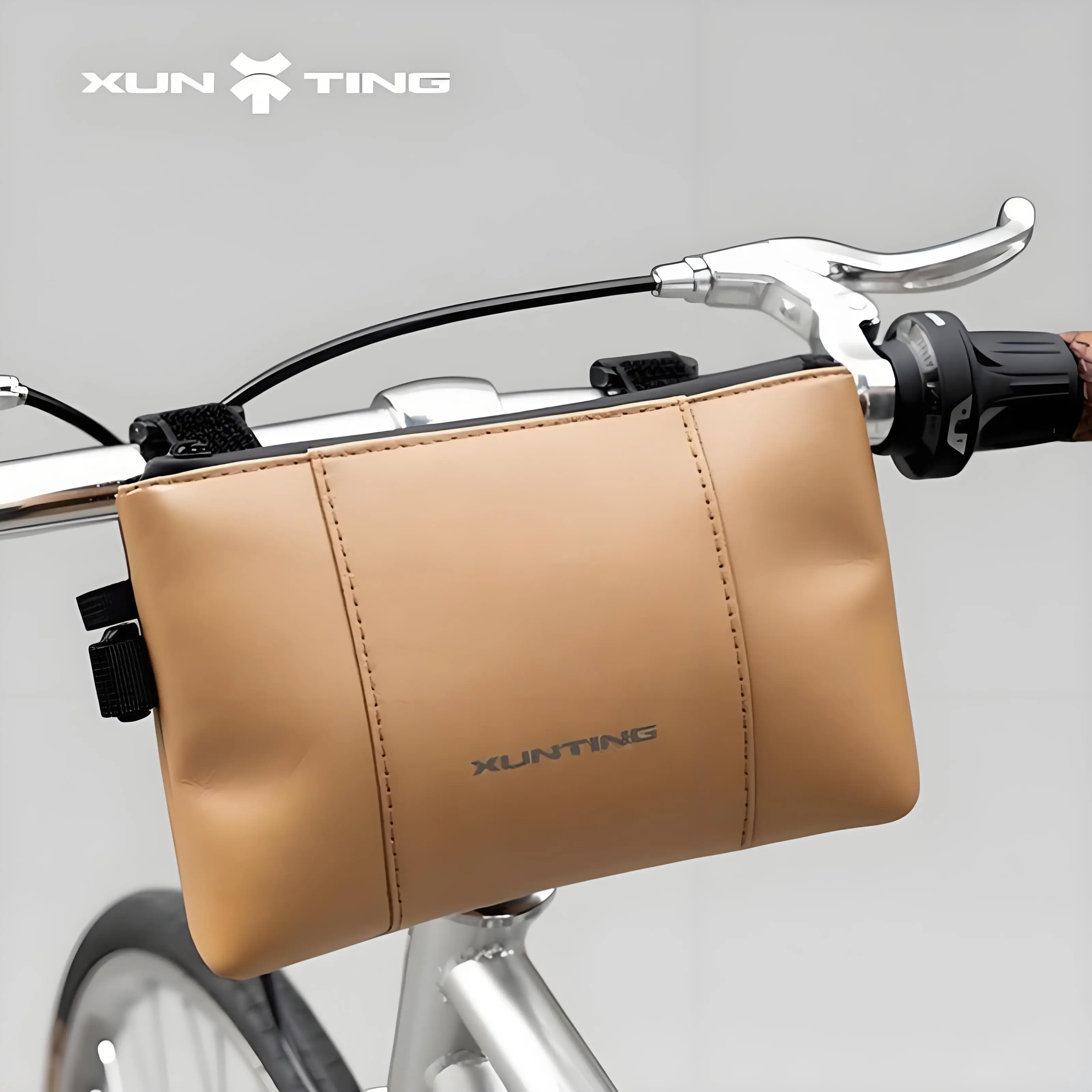 Xunting Retro-Fahrradtaschen-Set – multifunktionale vordere Träger-/Heck-/Lenkertasche, Umhängetasche, Outdoor-Fahrradzubehör