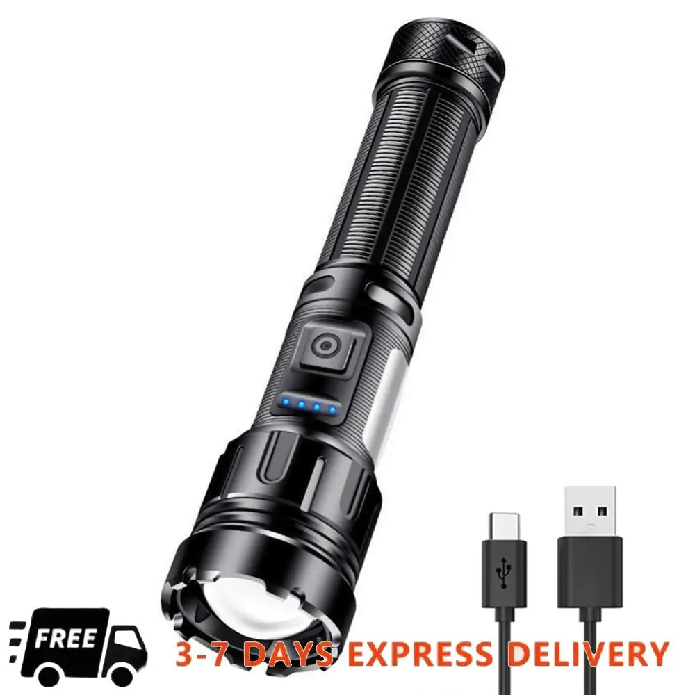 

800LM COB светодиодный уличный фонарь 1200 мАч XHP50 портативный фонарик Type-C USB перезаряжаемый IPX4 водонепроницаемый походный принадлежности для кемпинга