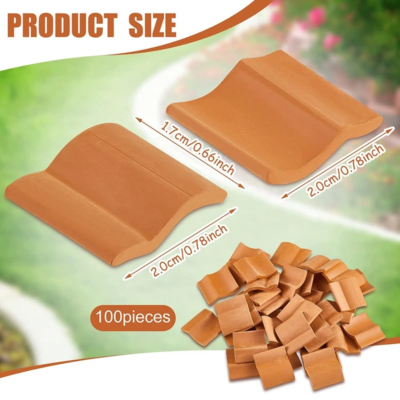 Roof Tiles Model Building Set Miniature Tiles Roof Tiles Dollhouse Shingles Fake Tile Model Landscape Accessories,100Pcs