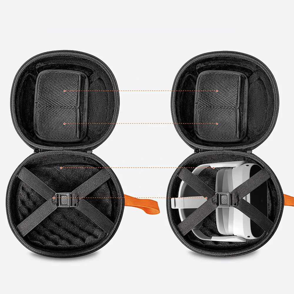 حقيبة تخزين EVA صلبة لنظارات Pico 4 VR ، صندوق ماكينة الكل في واحد ، آلة متكاملة للواقع الافتراضي ، حقيبة حمل للسفر