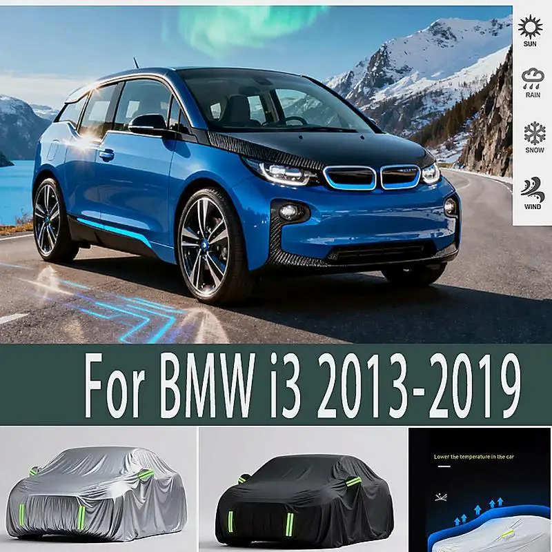 

For Outdoor Protection Waterproof Full for BMW i3 2013 2019 2015 Snow Sunshade Dustproof Exterior Accessories Car Covers