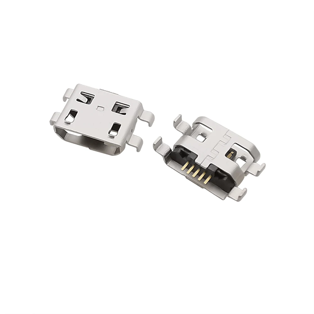 Micro USB B-Type Female 5Pin 0.8mm USB Jack Connector For Mobile Phone Micro USB Jack Connectors 10/20/50/100pcs