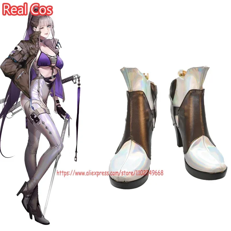 

RealCos Path To Nowhere Baiyi Обувь для косплея Сапоги на высоком каблуке Хэллоуин Косплей Костюм Аксессуар