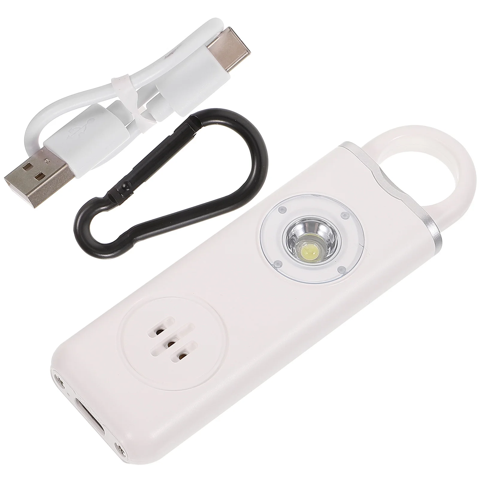 1Set Safety Alarm Keychain for Personal Portable Personal Safety Alarm Long Life Easy One Button