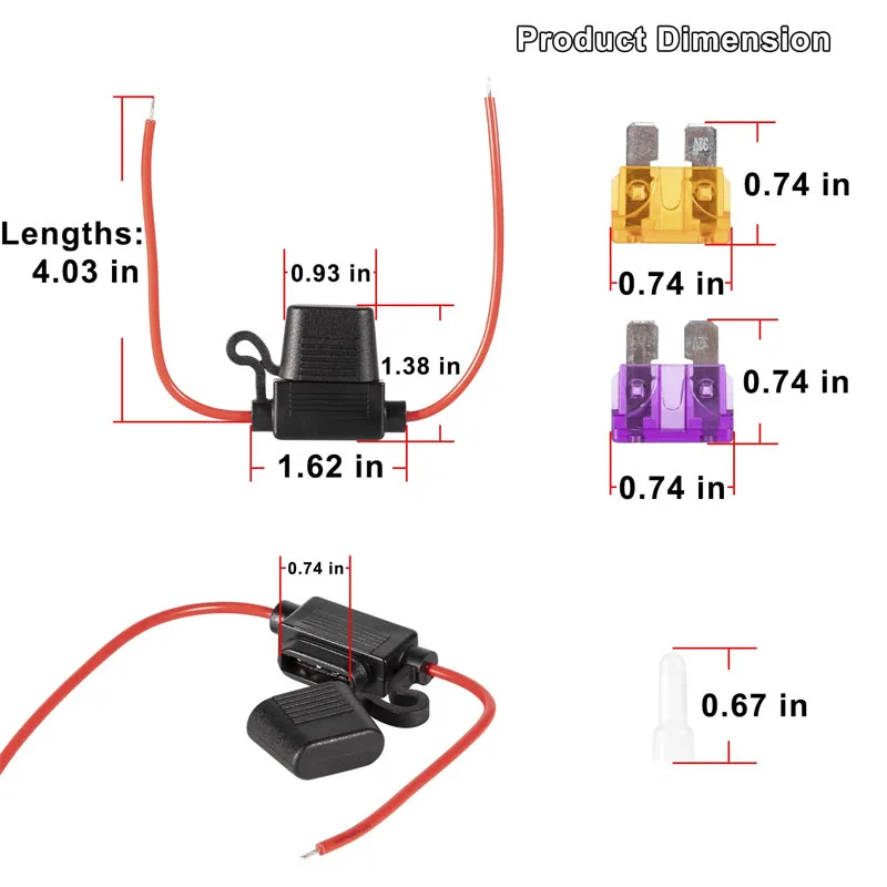 000-14041-001 HDS/Elite/Hook Power Cable Replacement, 3 Foot, 2-Wire Power Only Fits for Lowrance HDS, Elite FS/Ti2, Hook, Mark