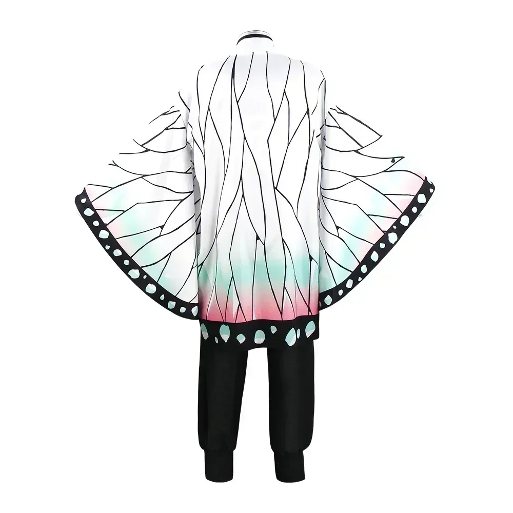 Kochou Shinobu Cosplay Kostuum Anime Shinobu Pruik Haori uniforme Vrouwen maternelle Halloween Kleding