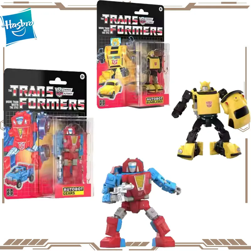 

Hasbro Original Transformers More Than Meets The Eyel Autubot Gears Bumblebee Action Figure Toys for Boys Girls Gift Collectible
