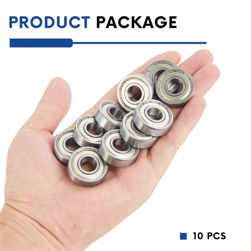 10 sztuk 6000ZZ łożyska ABEC-5 10x26x8mm wysokiej jakości łożyska kulkowe zwykłe 6000 ZZ 6000Z 80100 Z 6000z łożyska