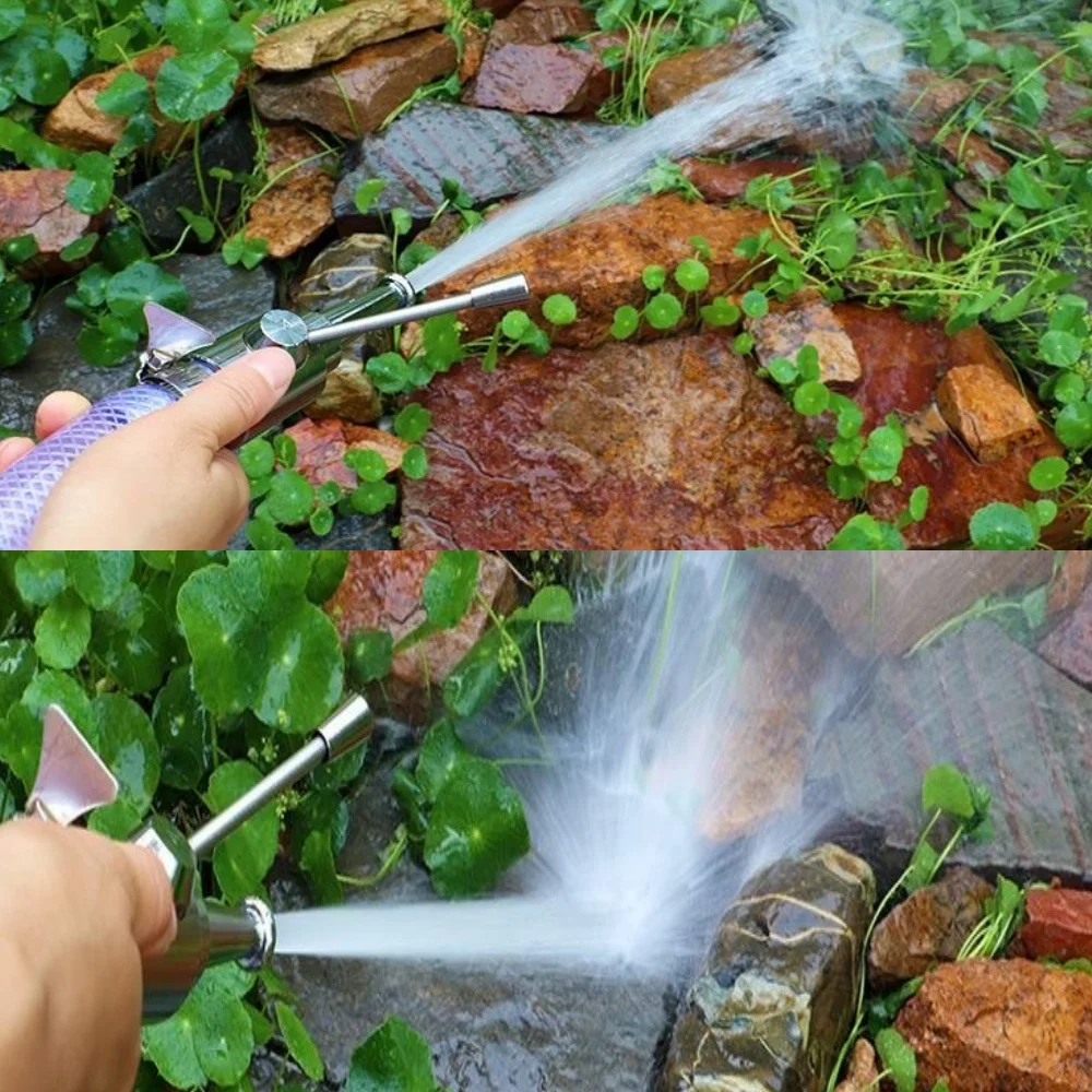 Pistolet à eau haute pression à grand débit buse haute pression en acier inoxydable pistolet haute pression lavage de voiture Greening irrigation