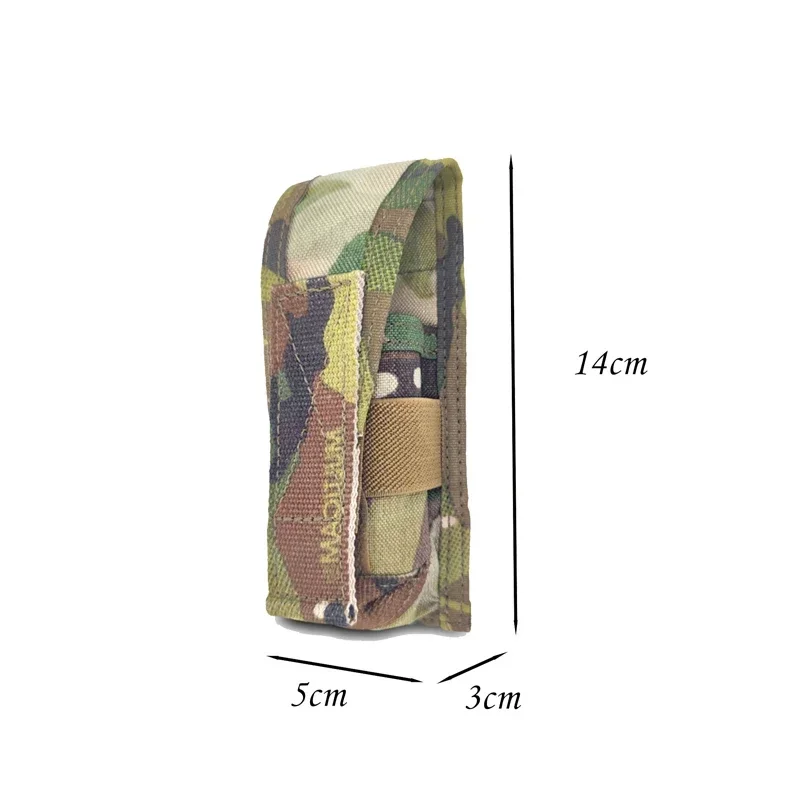 

Airsoft 9mm Magazine Pouch Tactical Single Molle Mag Pouch Outdoor Hunting Small Tool Waist Bag Holder Gear