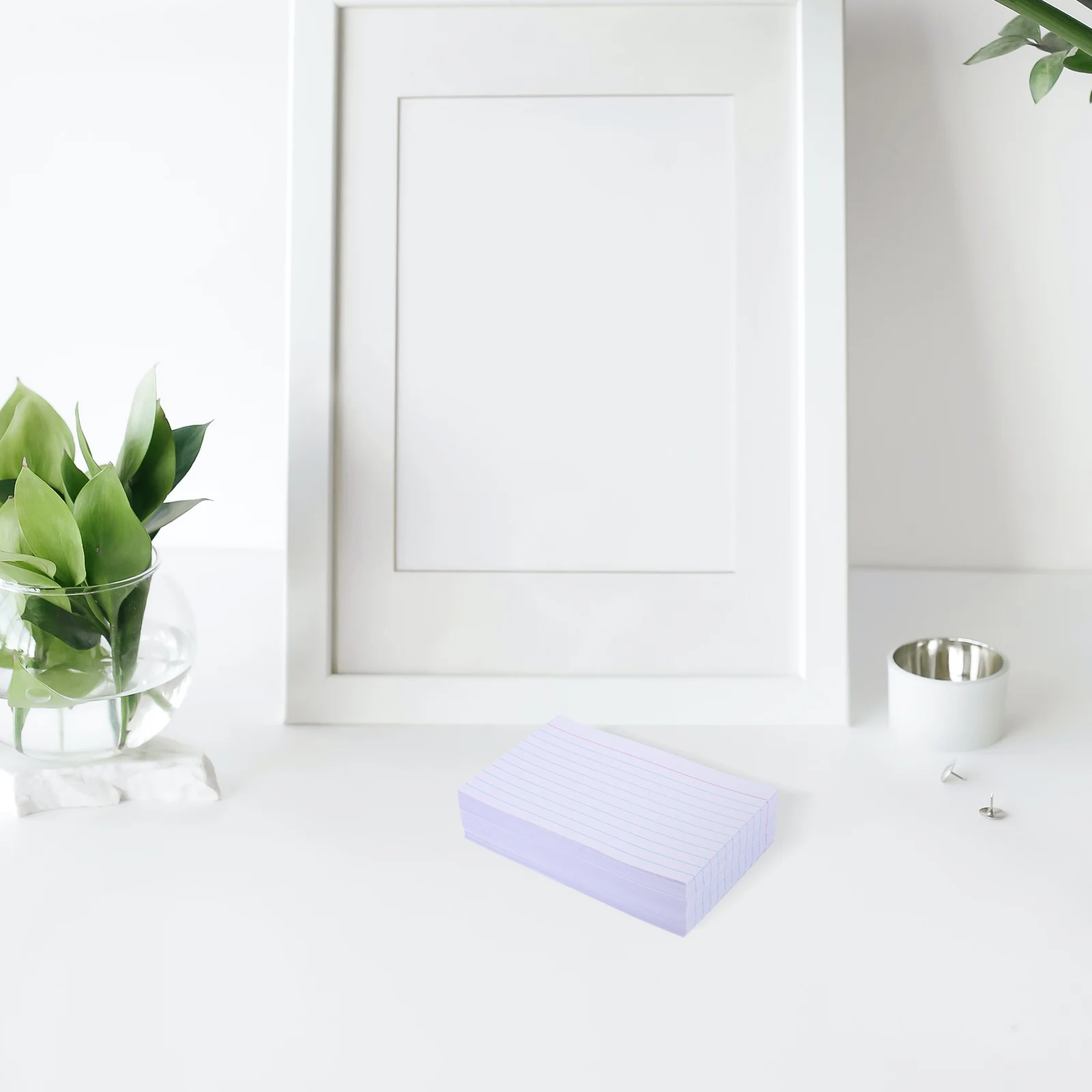 

200pcs Blank Index Cards Notepad Mini Writing Pads Portable Memo Flashcards Study Note Cards Message Recording Paper Pads For