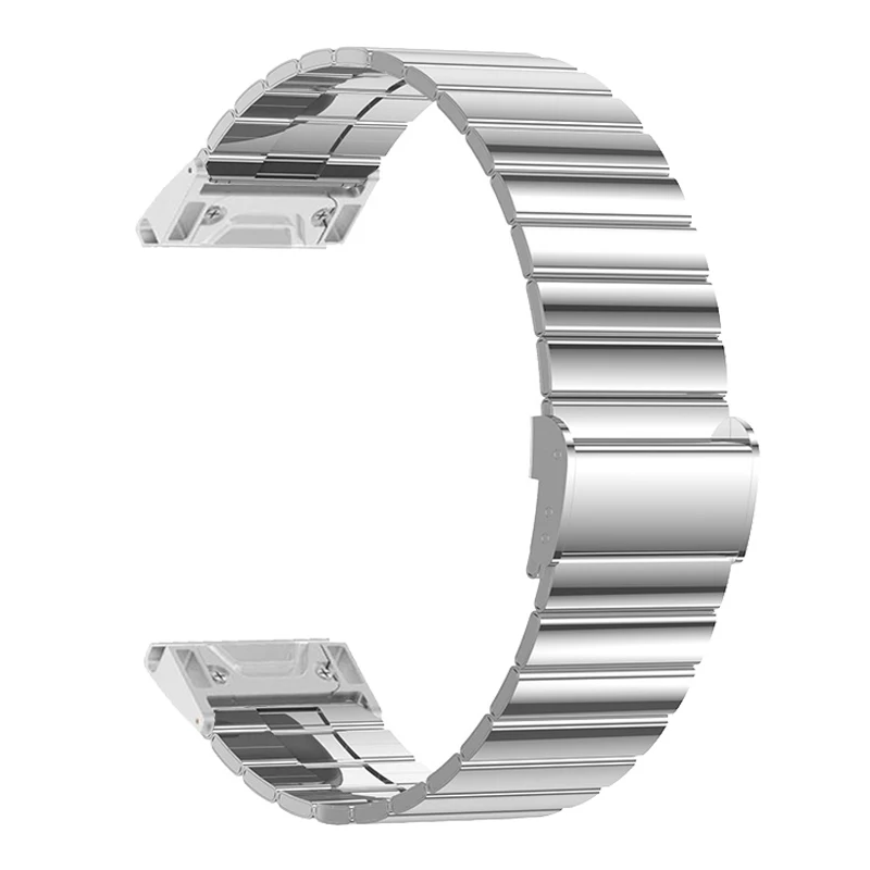 For Garmin Fenix E/Fenix 8 47mm Metal Strap For Garmin Fenix 7 6 5 Stainless Steel Watchband Forerunner 965 Quick Fit Bracelets