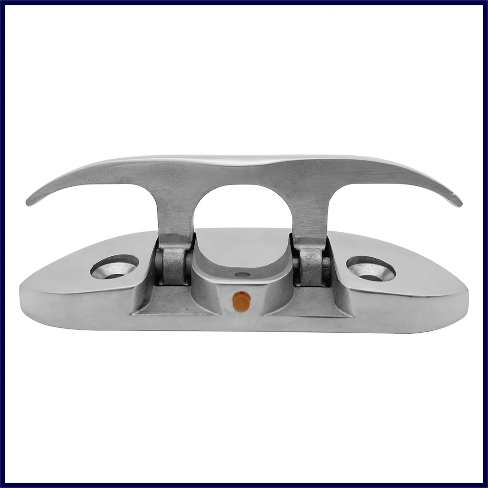 

4,5-дюймовые 6-дюймовые складные шипы для лодок, откидная планка для док-станции из нержавеющей стали 316, складная морская фурнитура, веревка для док-станции, швартовочный шип