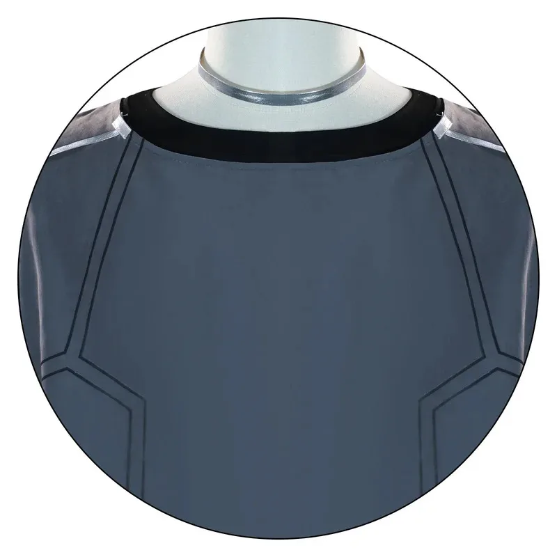 Alien Stage R7 Round7 Till Аниме Косплей Костюм Новая Мода Мужчины Женщины Серый Топ Брюки Ожерелье Пояс Комплект Партии Карнавальная Униформа