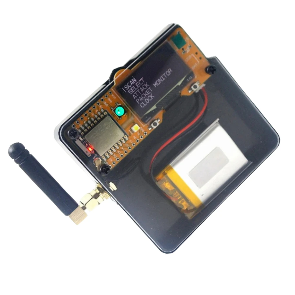 

Deauther Hardware Kit for MiNi V3 Based on For ESP8266 Architecture with Type-C Charging Port and Mobile Debugging Capability