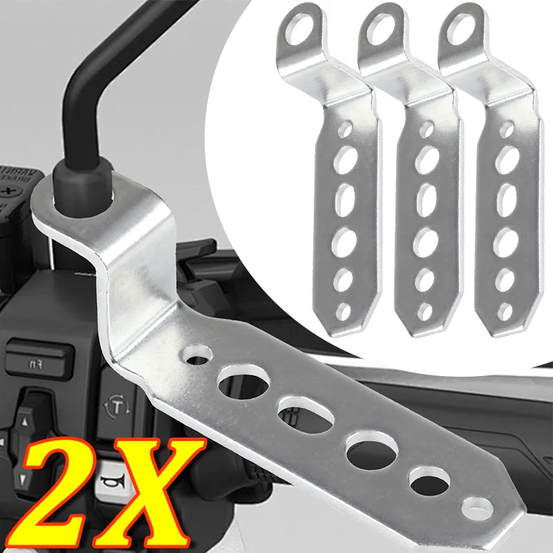 1-2PCS Easy Installation Multi-Function Rearview Mirror Mount Durable and Sturdy LED Spotlights for Motorcycles and E-Bikes