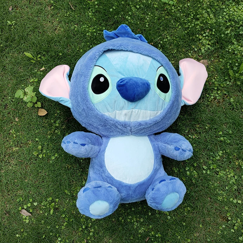 35/50/60cm Disney Plush Toys Lilo & Stitch Kawaii Anime Blue Stich Blueberries Plushie Stuffed Dolls Pillow Gifts for Childrens