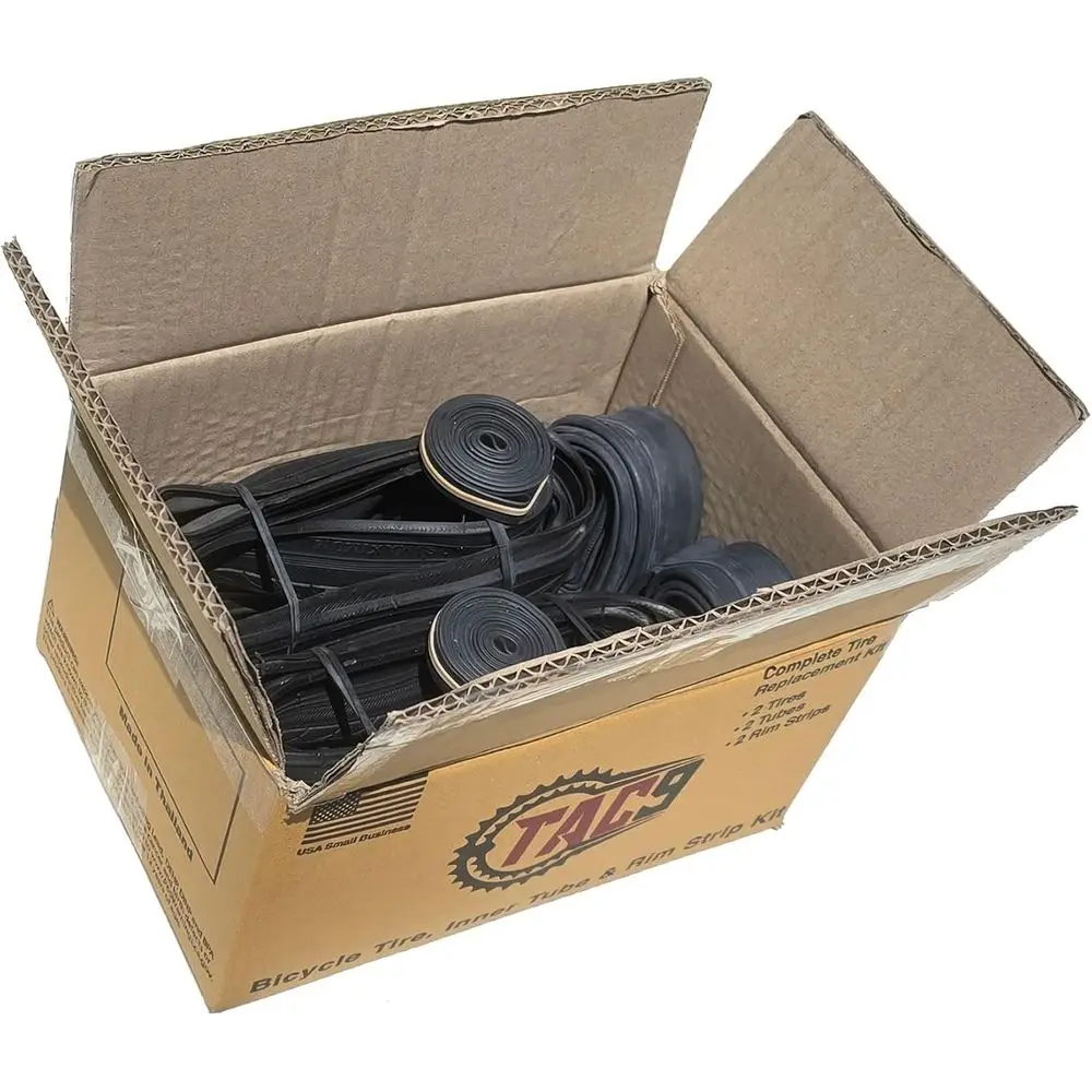 Pneu de bicicleta, 26 "x 1.50" City Slick II Pneu, pacote de tubo e faixa de aro - 26 x 1.50 pneu de bicicleta, tubo e faixa de aro - Oferta de pacote