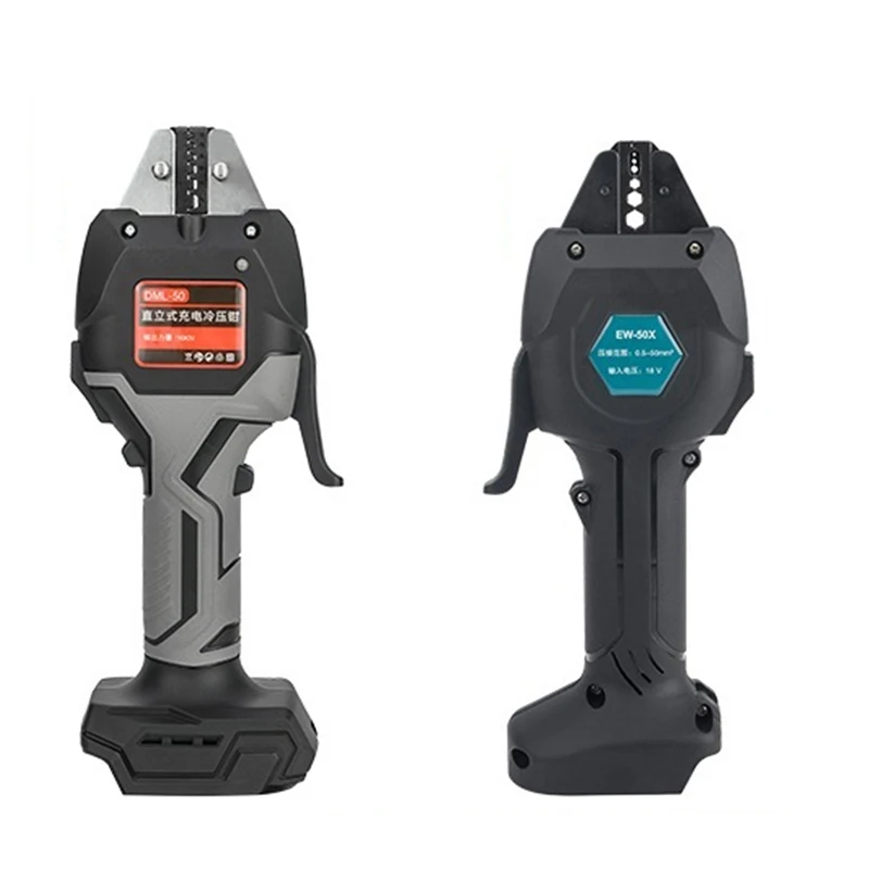 16KN Rechargeable Crimping 18V Electric Crimping Tool, Terminal Pre-insulated Tube Type Bare Terminal Crimping portable Tool