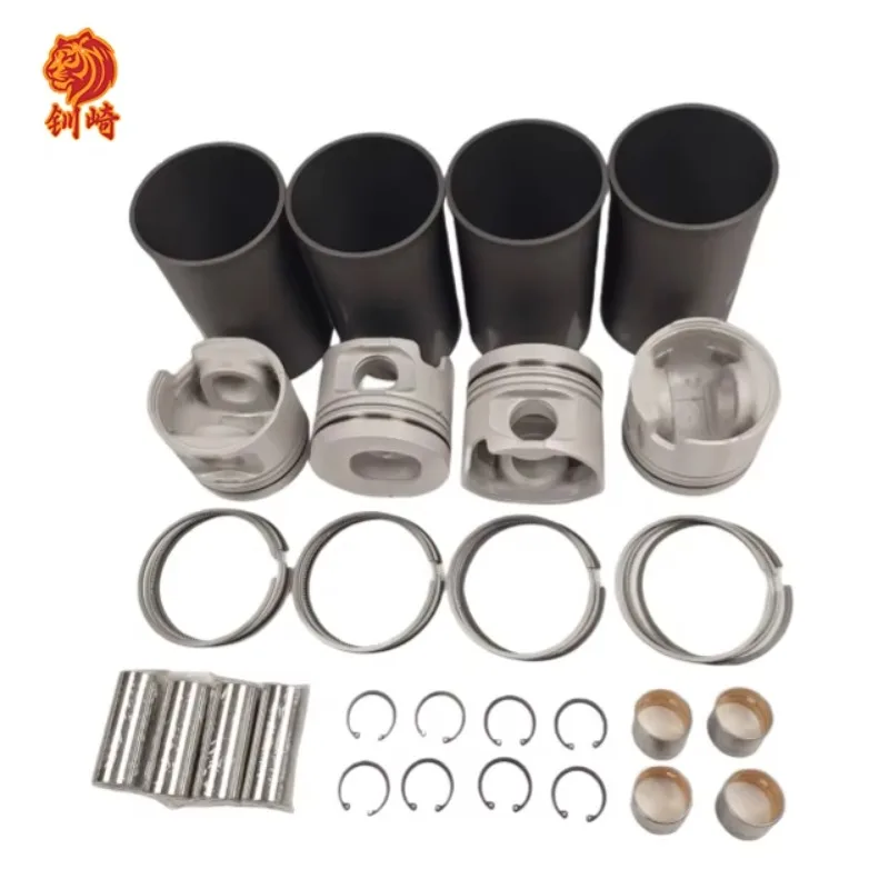 For Isuzu 4HF1 Diesel Engine Repair Kit Cylinder Liner With Part Numbers 8-97176-727-0 8-97095-585-1 Machinery Engine Parts