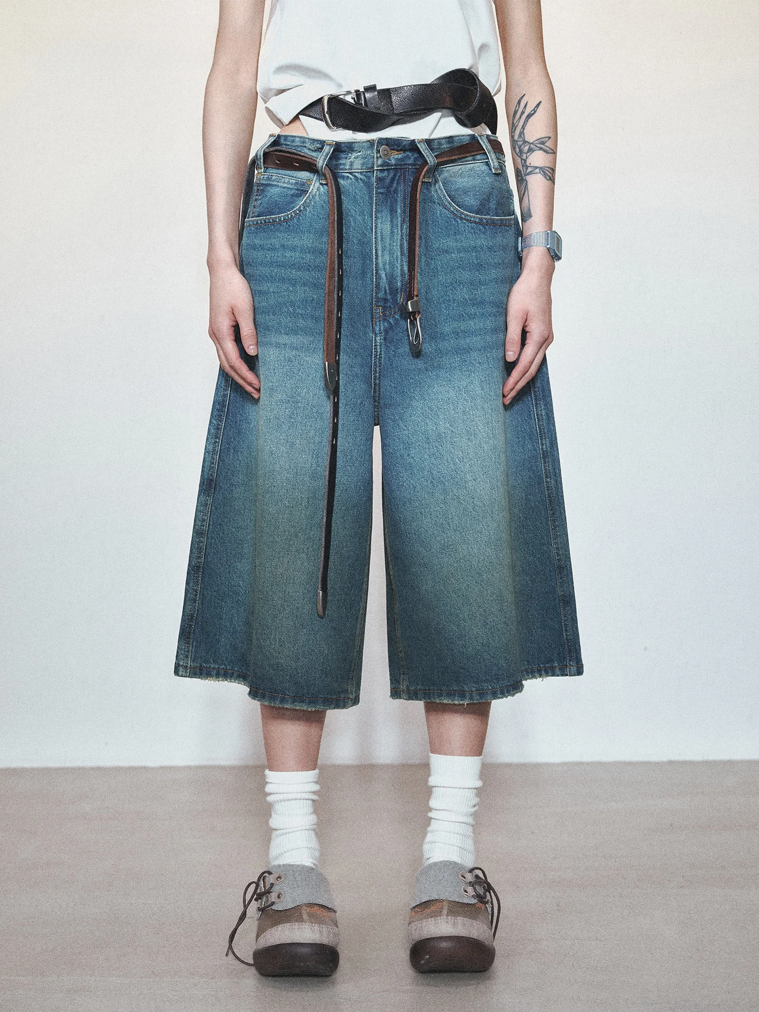 

Джинсы с завышенной талией в стиле ретро, длина 7/8, джинсы для мужчин и женщин, с низкой талией, свободный крой, летний сезон, повседневная уличная одежда