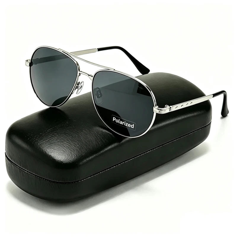 Doppel Strahl Luftfahrt Polarisierte Sonnenbrille für Männer Frauen Marke Design Luxus Outdoor Radfahren Fahren Angeln Sonnenbrille Goggle