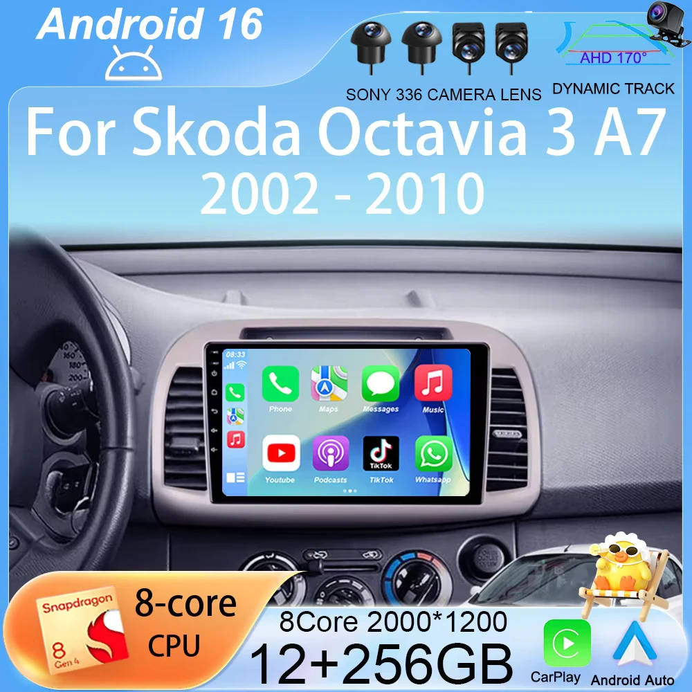 Android 16 For Nissan March Micra K12 2002 2003 - 2010 Navigation Autoradio Navi Auto Car Radio Audio Player Multimedia NO DVD