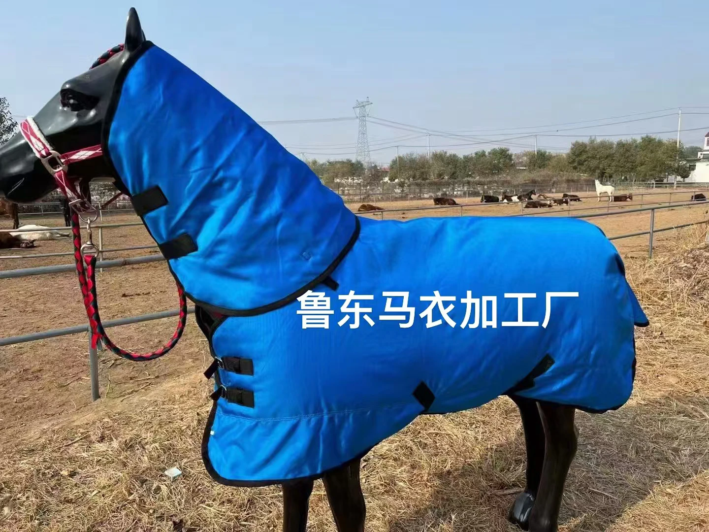 tapis équitation Winter Cotton-padded And Thickened Horse Jackets Paarden Spullen Protective Equipment Warm  Horse Clothes