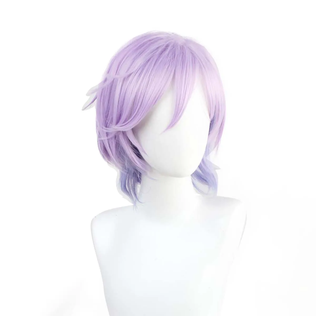 Peruka Halloweenowa do Odgrywania Ról Twisted Wonderland Cosplay Epel Felmier Jasnofioletowa