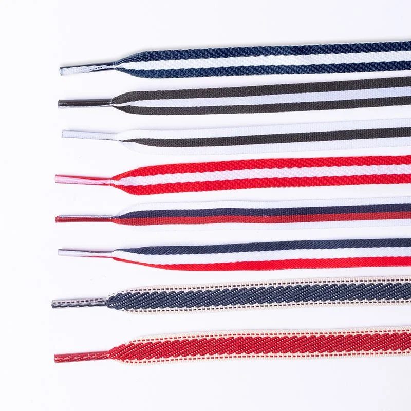 1 paar Polyester Flache Weiße Schuhe Schnürsenkel Frauen Männer Bunte Leder Sport Casual Leinwand Schnürsenkel Saiten Dropship – Detail 2
