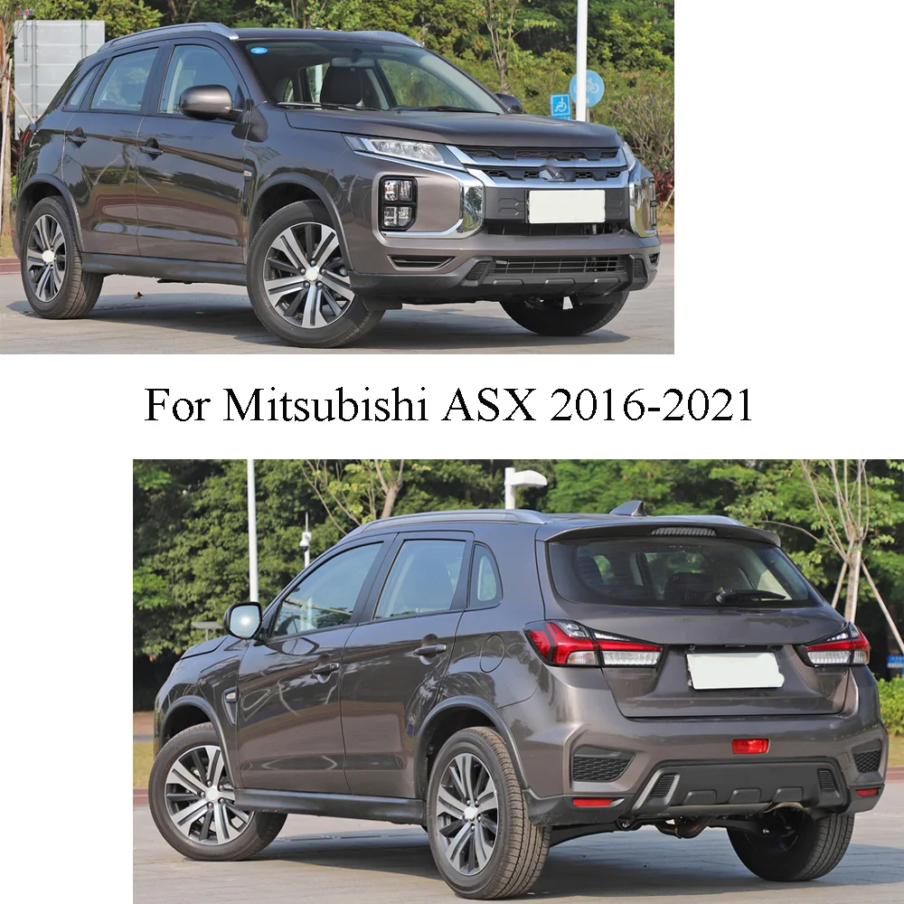 For Mitsubishi ASX 2016 2017 2018 2019 2020 2021 Car Sticker Garnish Pillar Window Middle Strip Trim Frame Hoods