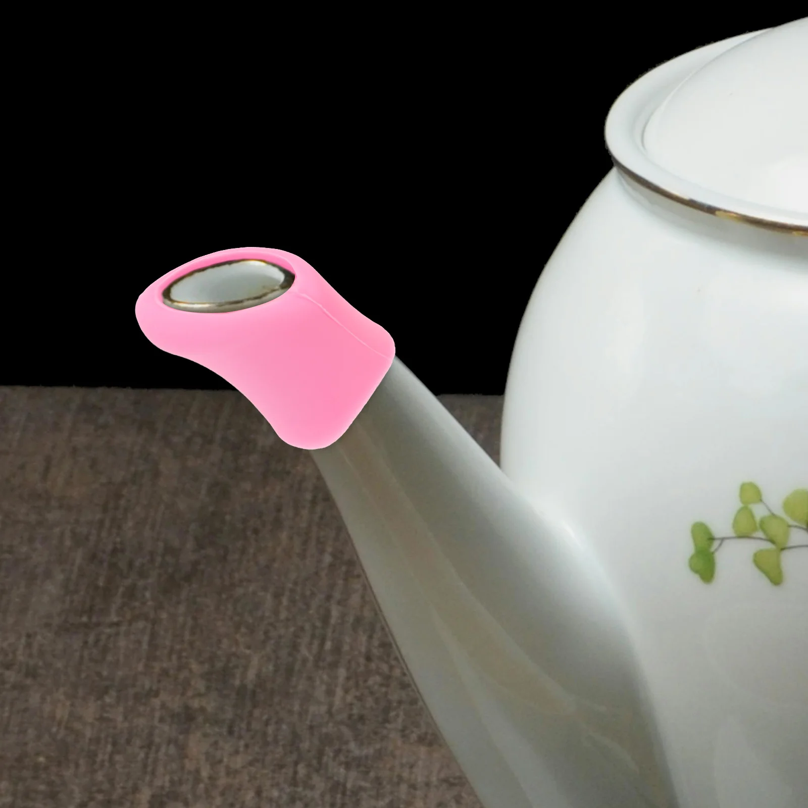 1Set Silikon Teekanne Auslauf und Deckel Knopf Abdeckung Multifunktionale Schutz Spritzwassergeschützte Wasserkocher Zubehör Teekanne Liefert