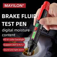 MAYILON HT662 Brake Fluid Liquid Oil Tester Analyzer Meter for DOT3/DOT4/DOT5.1 Quality Check Visible Audible Alarm Pen