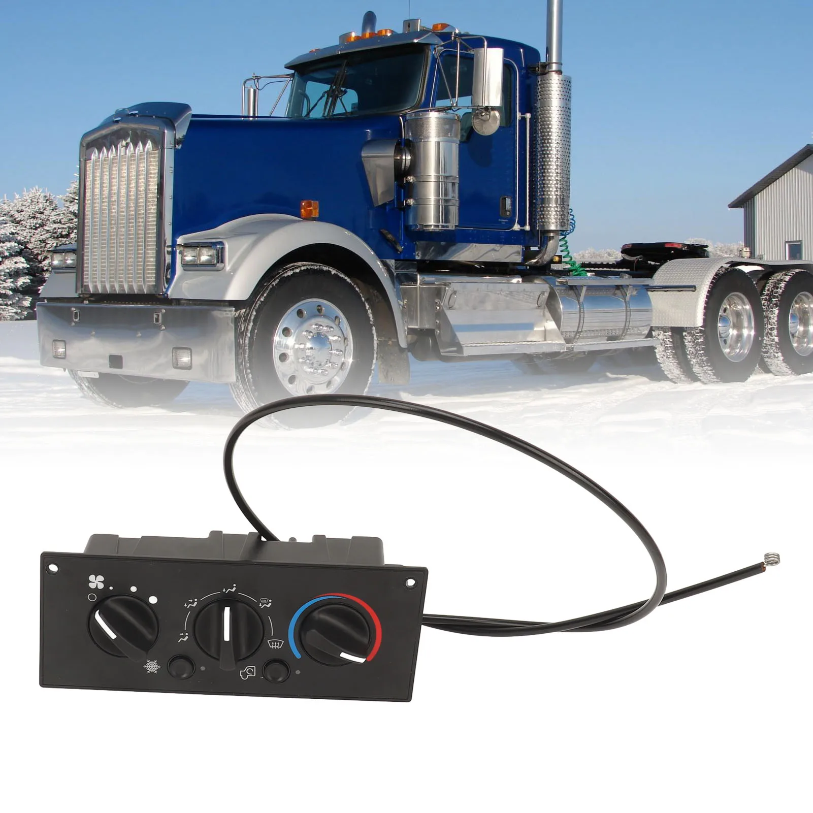 2110071 Heavy Duty Climate Control Module F211032100 Heater Control Assembly Replacement for Kenworth C500 T300 T600A T800 W900