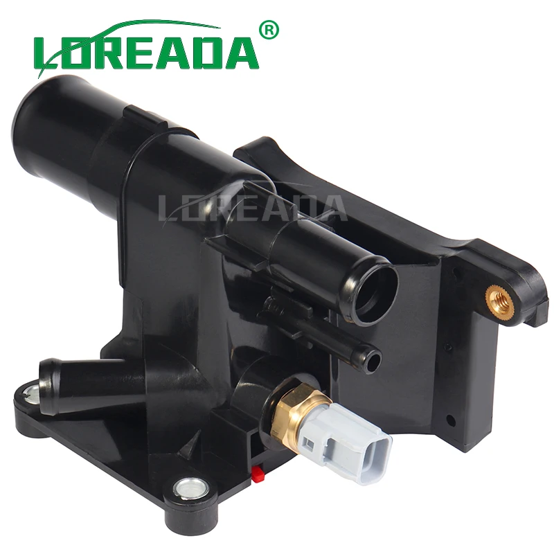 For Mazda 3 5 6 CX-7 L4 2.0 2.3 2.5L 06-15 Engine Coolant Thermostat W/Sensor LF941517Z, LF94-15-17Z, LF9415179A, LF94-15-179A