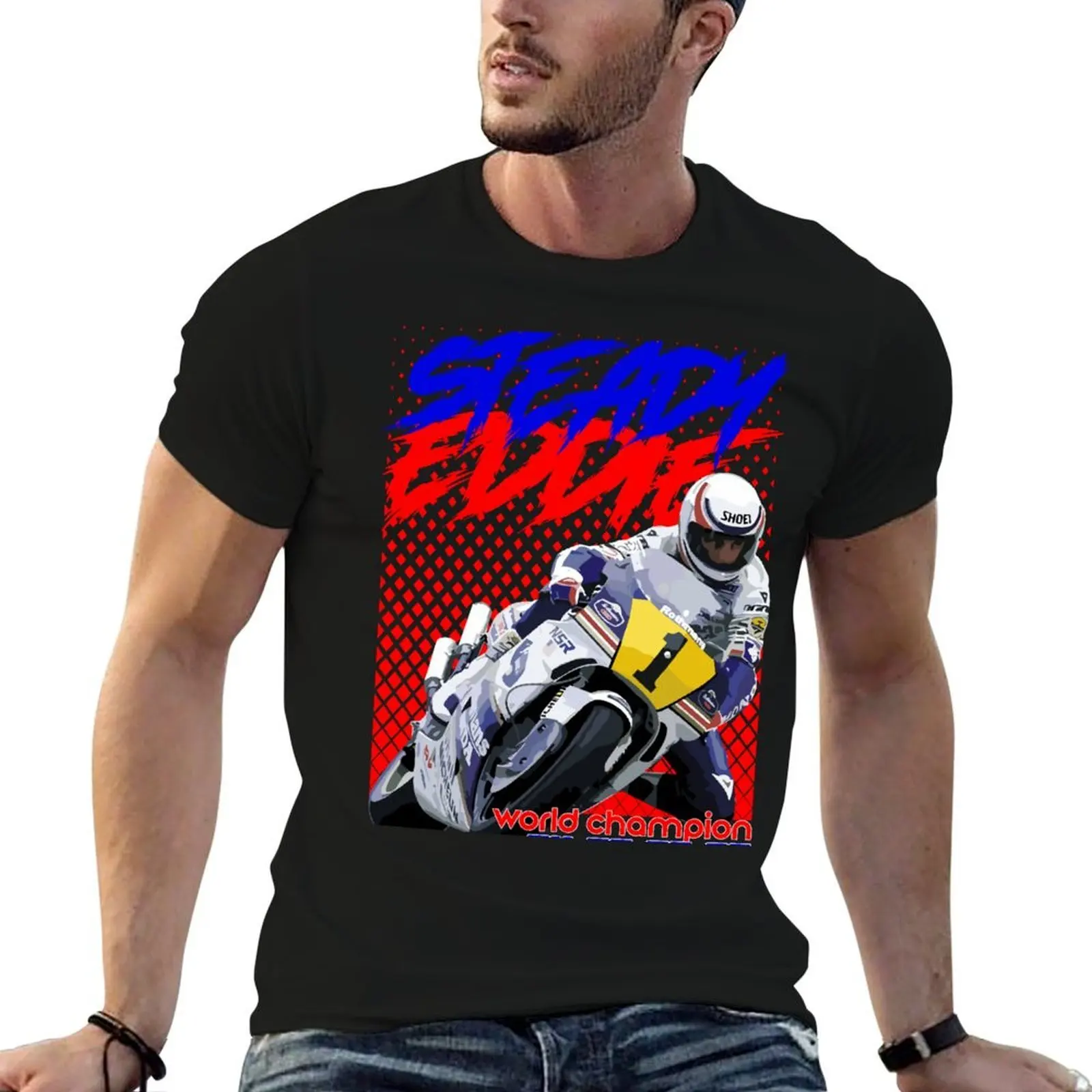T-shirt Eddie Steady Lawson 1989 pour homme, t-shirts graphiques amusants pour hommes, t-shirt décontracté pour hommes