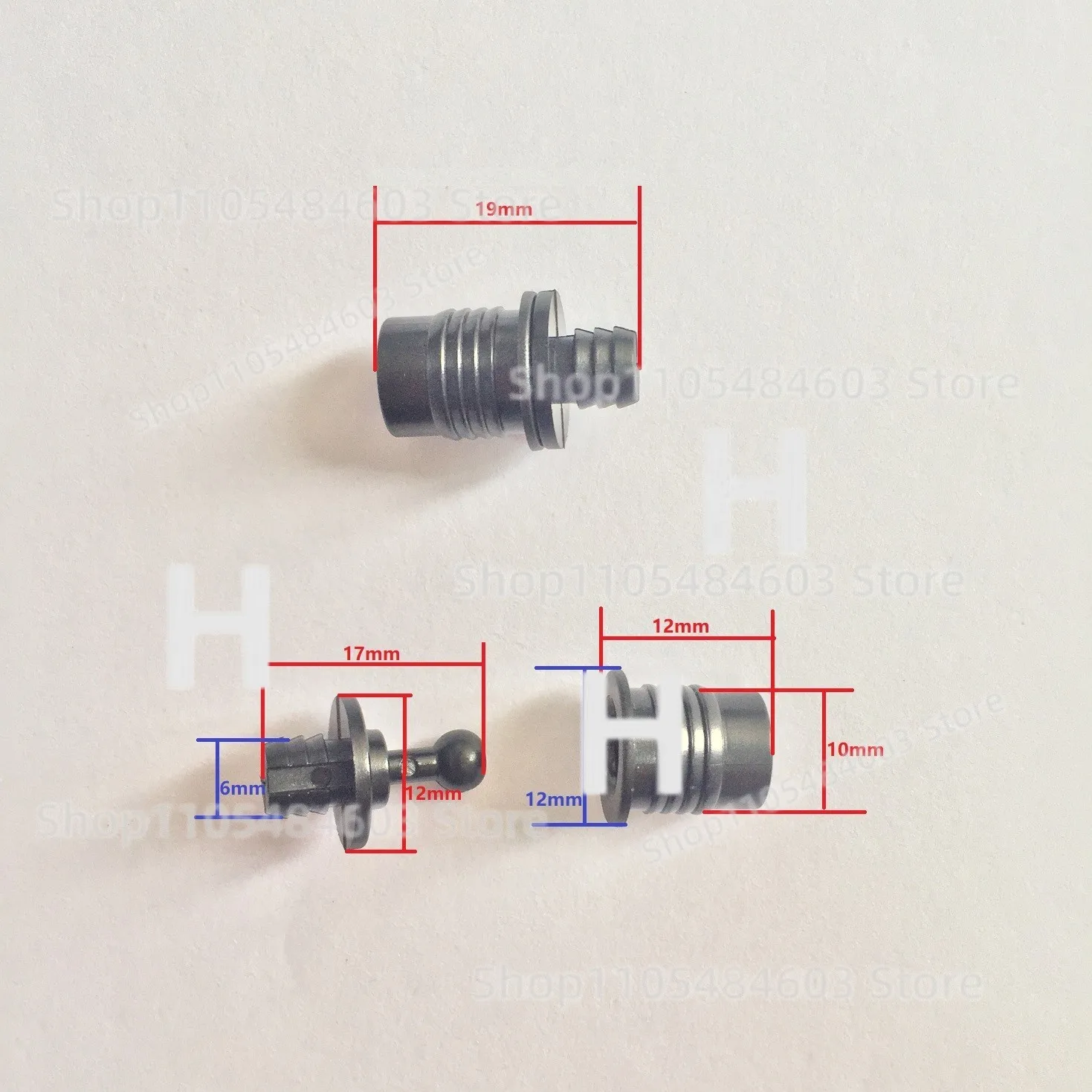 8 Set of 19mm Speaker Grille Fabric Cloth Peg Kits Ball Socket Fasteners B113