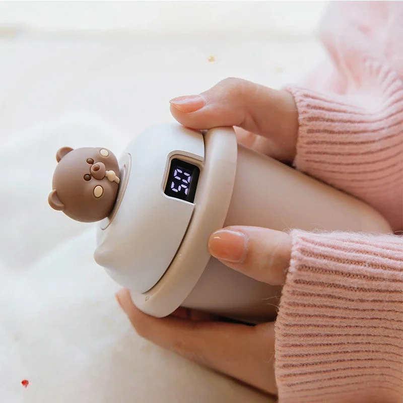 Milk tea hand warmer treasure USB charging treasure 2-in-1 large capacity self-heating hand warmer baby cartoon cute handwarmer