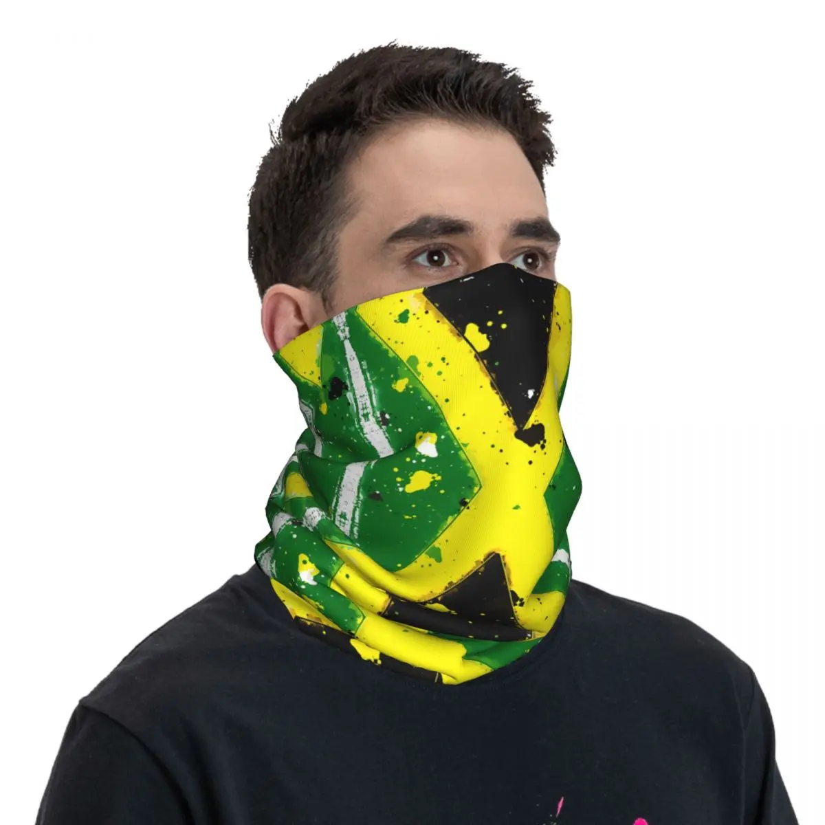 Bufanda de envoltura delgada con bandera de Malasia Grunge, Bandana, para el cuello polaina, cubierta para la cara, diadema