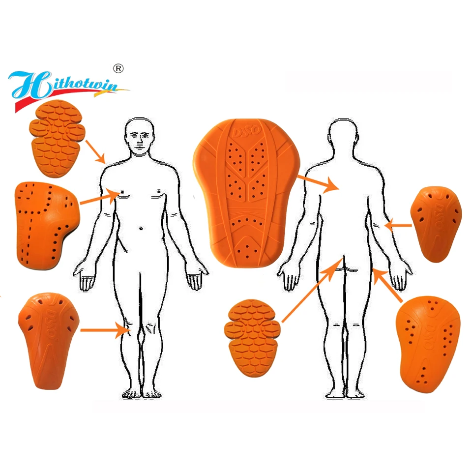 CE Level 1/2 Armor Moto Jeans Knee Pads Crotch Board Motorcycle Jacket Insert Protectors Riding Protective Gear