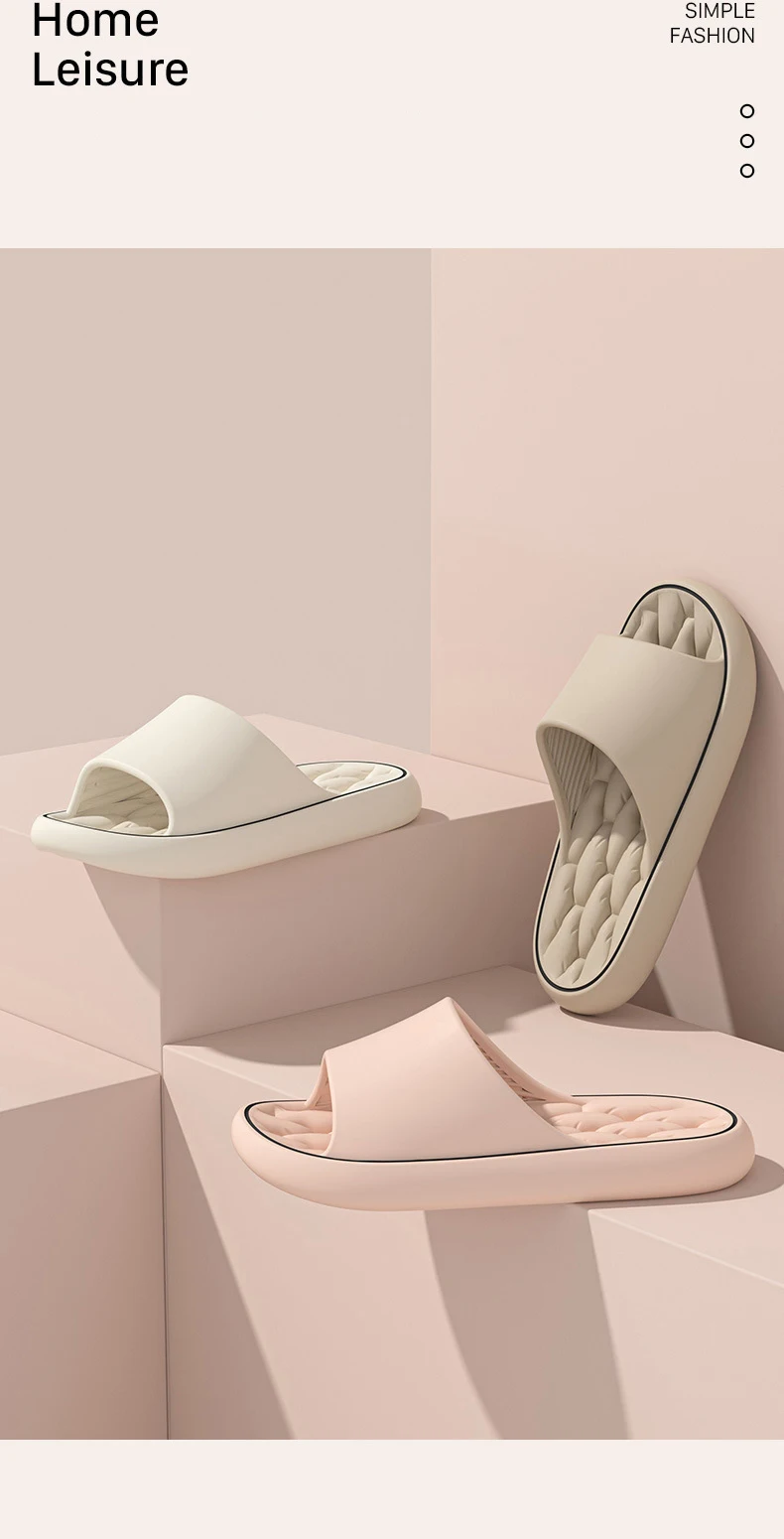 Superleichte weiche Hausschuhe, einfache Mode-Slides, elastische EVA-Schuhe, bunte Turnschuhe in der Tür, Badezimmer-Flip-Flops – Detail 9