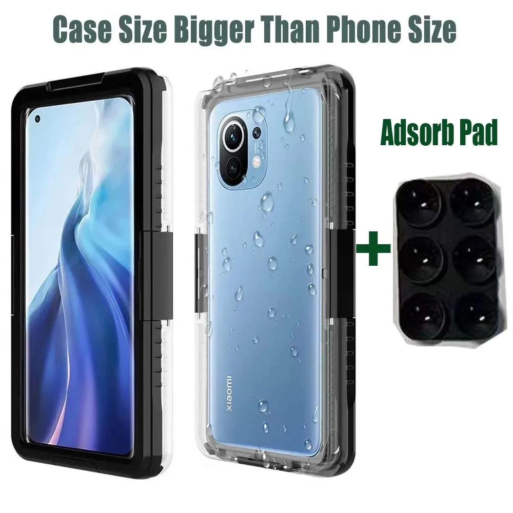 Universal Waterproof Phone Case for Xiaomi Poco X6 Pro F6 X6 M6 Pro 4G Bumper Swimming Shockproof Shell Full Protection Coverage