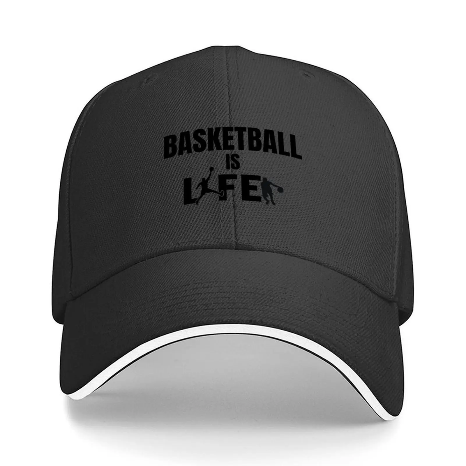 

Basketball is life Baseball Cap tactical cap Beach Bag Military Tactical Cap fishing hat Women's Men's