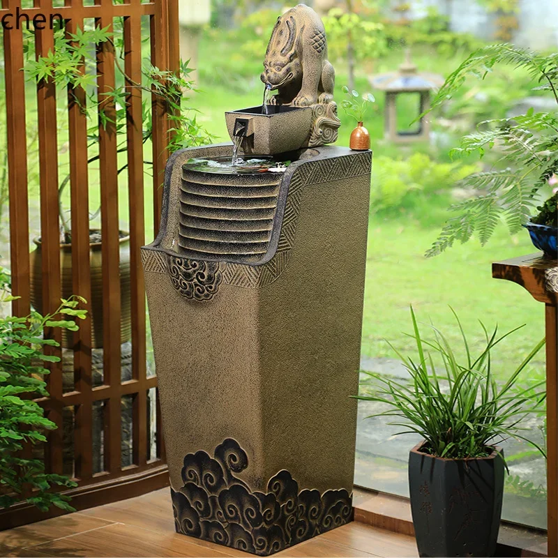 YFY  Flowing Water Ornament Floor-standing  Decoration Circulating Water Landscape Fountain
