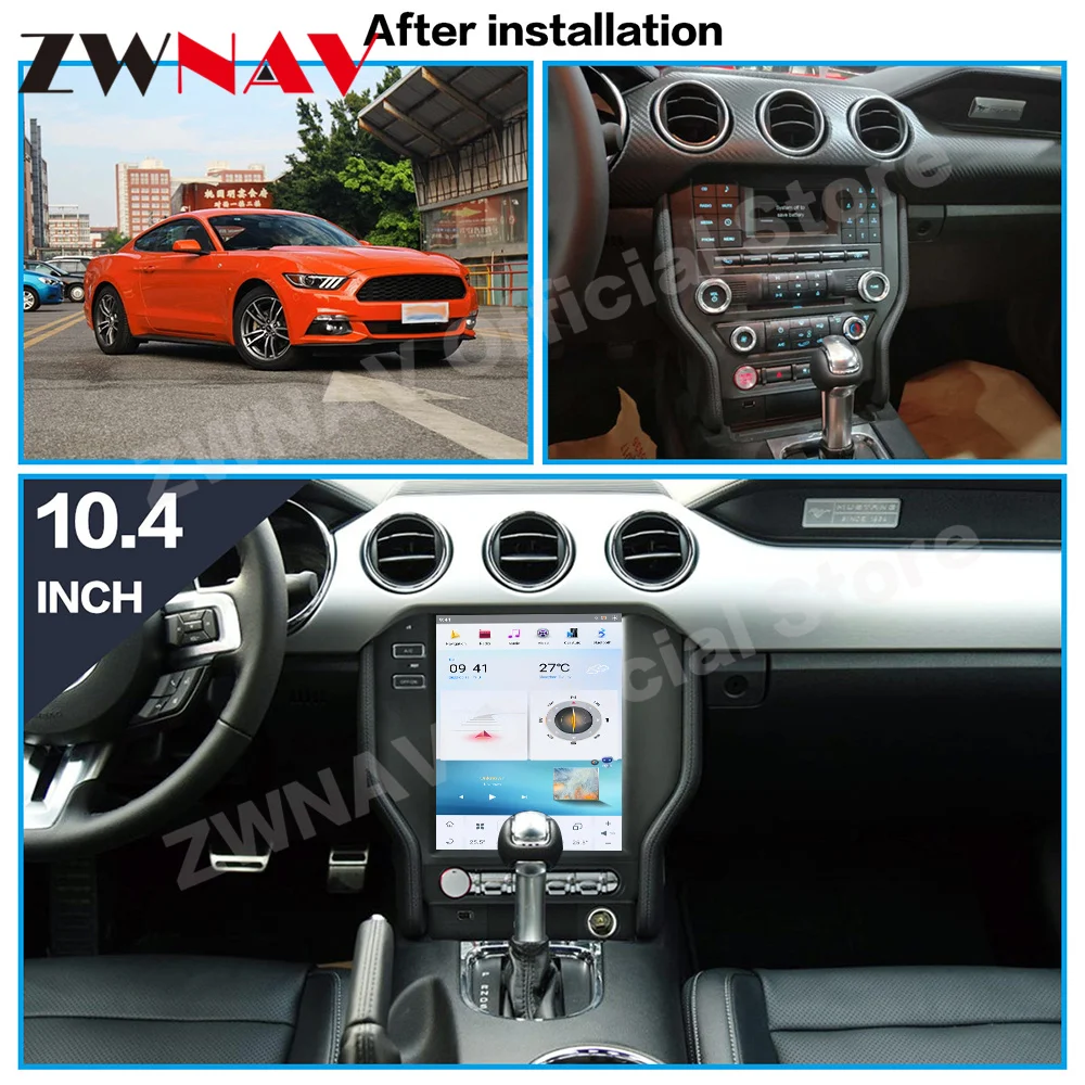 

Qualcomm Tesa-экран Android 13, мультимедиа для Ford Mustang 2015 2016 2017, IPS GPS-навигация, радиоприемник, обновление головное устройство