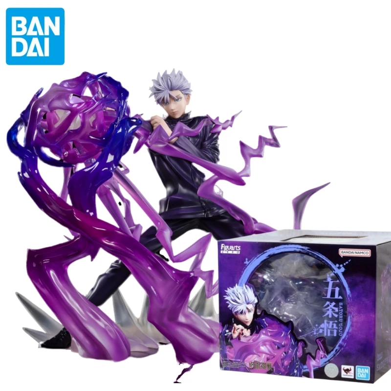 Bandai-figura de acción de Jujutsu Kaisen, figura Original de Gojo Satoru, adorno de escena de batalla de Manga, modelo de muñeca, juguete de colección, regalo